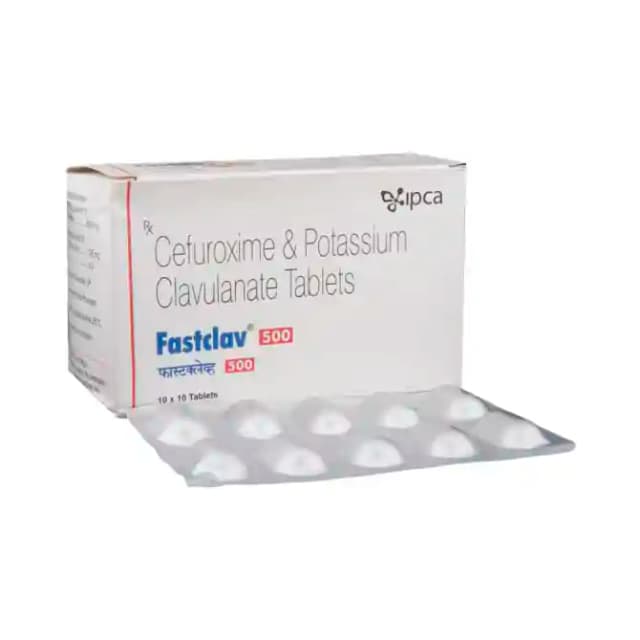 Fastclav 500 (10 tablets in 1 strip)