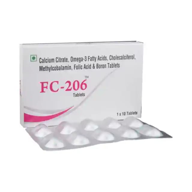 FC 206 (1 Strip Of 10 tablets)