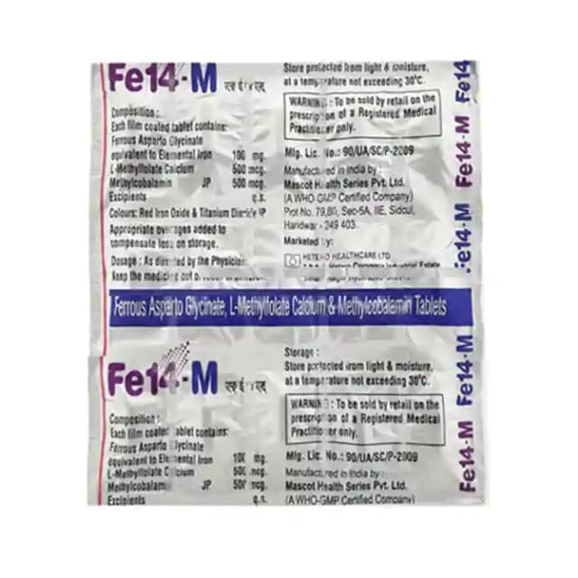 FE 14M (1 Strip Of 15 tablets)