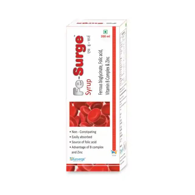 Fe Surge Syrup (1 Bottle of 200 ml Syrup)