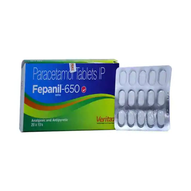 Fepanil 650 (15 tablets in 1 strip)