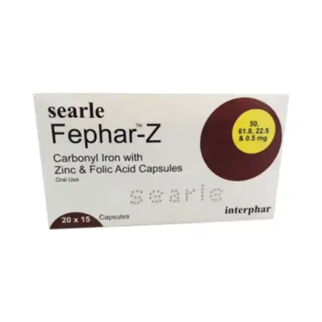 Fephar Z (1 Strip Of 15 capsules)