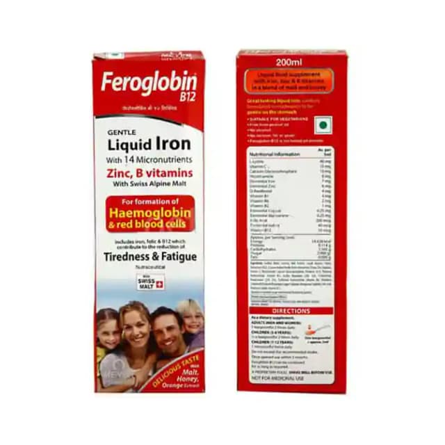 Ferglobin Syrup (1 Bottle of 200 ml Syrup)