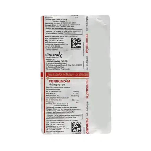 Ferikind M (10 tablets in 1 strip)