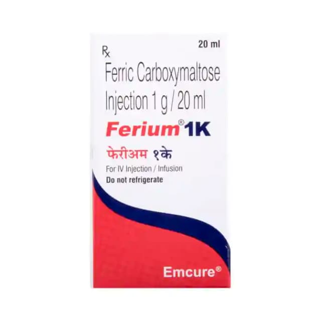 Ferium 1K Injection (20 ml in 1 vial)