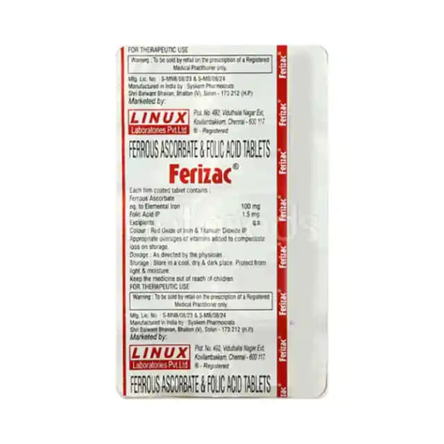 Ferizac (1 Strip Of 10 tablets)