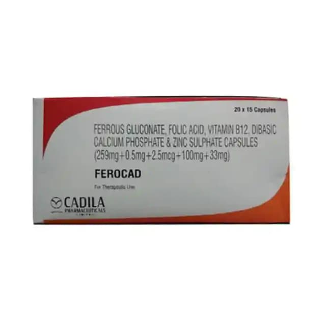 Ferocad (1 Strip Of 15 capsules)
