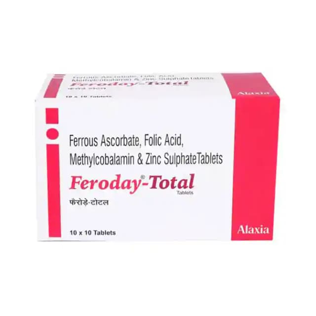 Feroday Total (1 Strip Of 10 tablets)