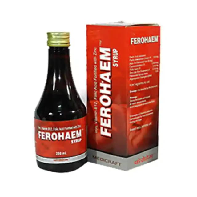 Ferohem Syrup (1 Bottle of 200 ml Syrup)