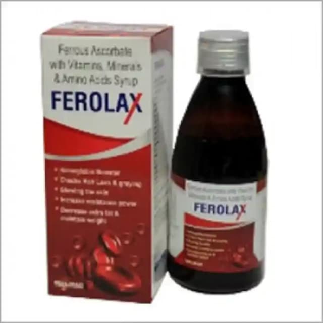 Ferolax Syrup (1 Bottle of 150 ml Syrup)