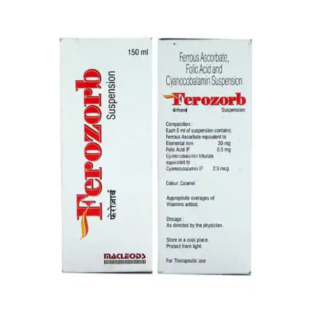 Ferozorb Suspension (1 Bottle of 150 ml Suspension)