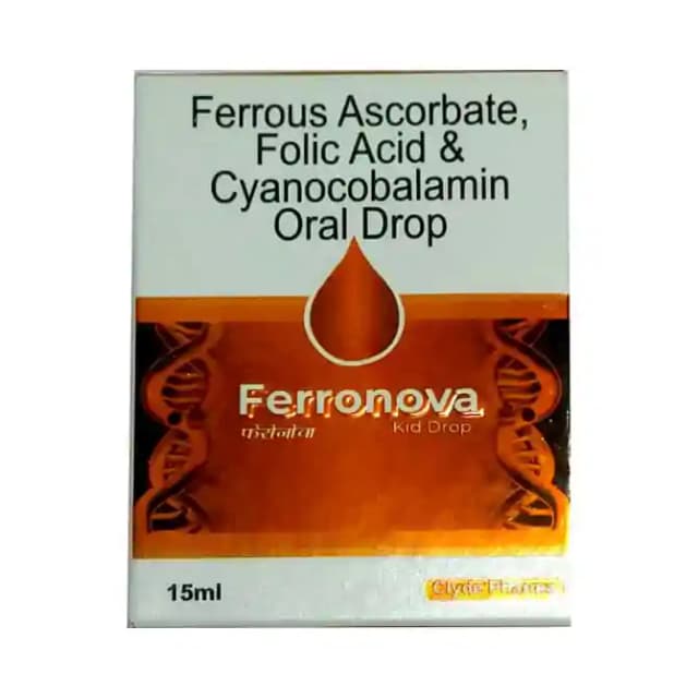 Ferronova Kid Oral Drops (1 Bottle of 15 ml Oral Drops)