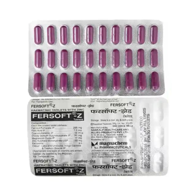 Fersoft Z (1 Strip Of 30 tablets)