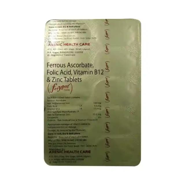 Ferypot (1 Strip Of 10 tablets)