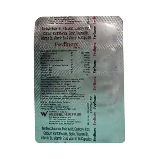 Fevimore (1 Strip Of 10 capsules)