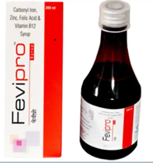 Fevipro Syrup (1 Bottle of 200 ml Syrup)