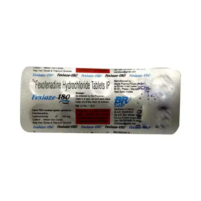 Fexiaze 180 (10 tablets in 1 strip)