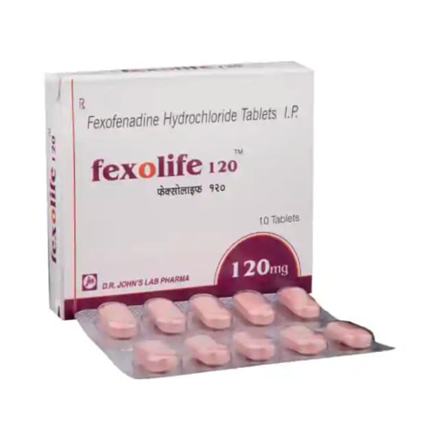 Fexolife 120 (10 tablets in 1 strip)