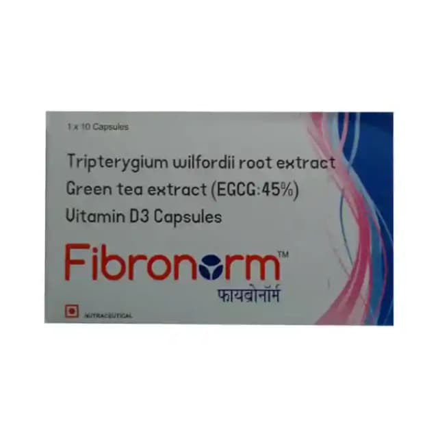 FIBRONORM (1 Strip Of 10 capsules)