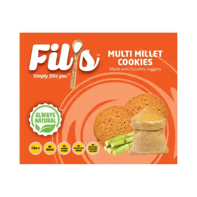 Fils Cookie Multi Millet (1 Box Of 150 gm Cookie)