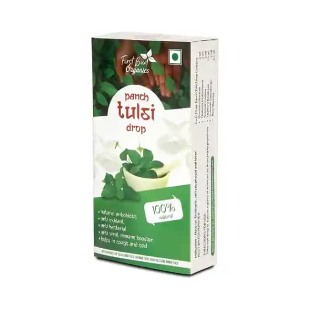 First Bud Organics Panch Tulsi Drop (1 Bottle of 20 ml Liquid)