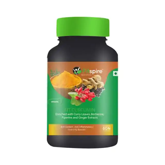 Fitspire Fit Curcumin (1 Bottle of 60 capsules)