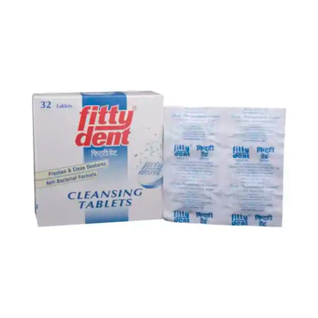 Fittydent Cleansing (1 Strip Of 4 tablets)