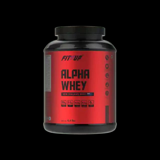 Fitzup Alpha Whey Chocolate (1 Jar Of 4.4 lb Powder)