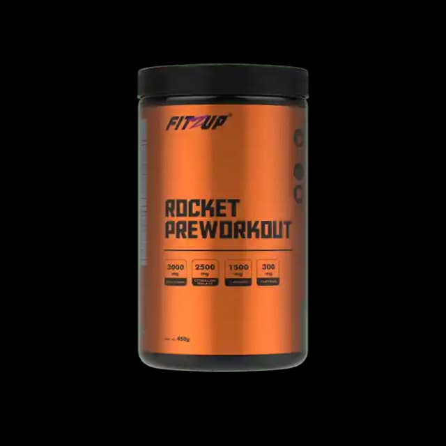 Fitzup Rocket Preworkout Mint Mojito (1 Jar Of 450 gm Powder)