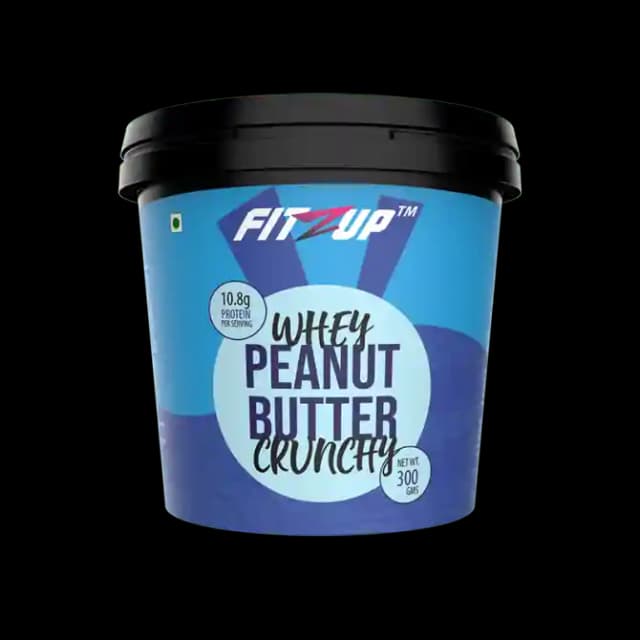Fitzup Whey Butter Peanut Blueberry (1 Jar Of 300 gm Butter)