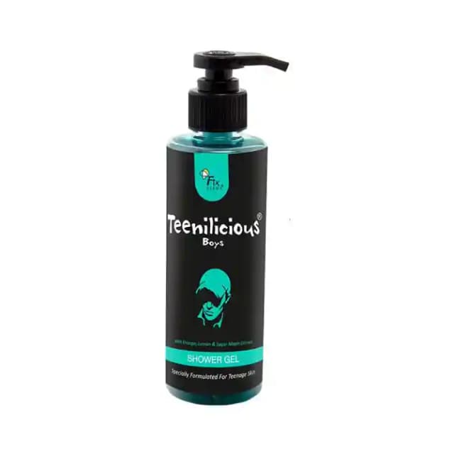 Fixderma Teenilicious Boys Shower Gel (1 Pump Bottle of 200 ml Gel)