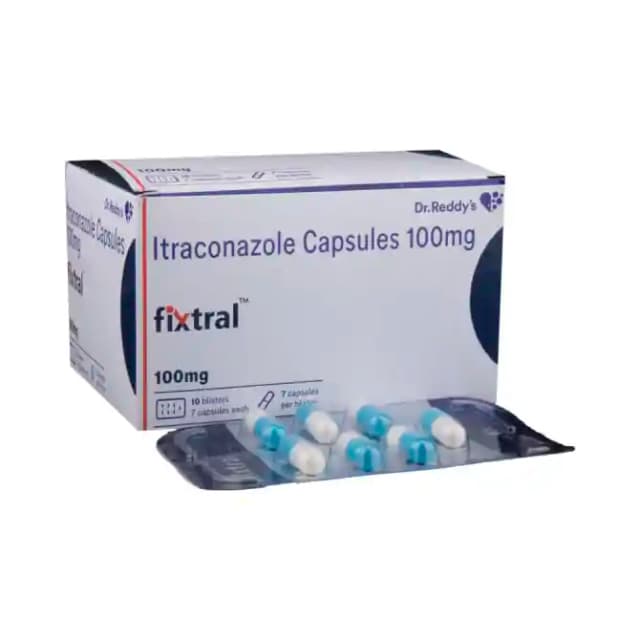 Fixtral 100mg (7 capsules in 1 strip)