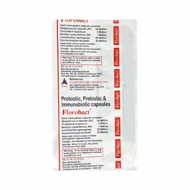 Florobact (1 Strip Of 10 capsules)
