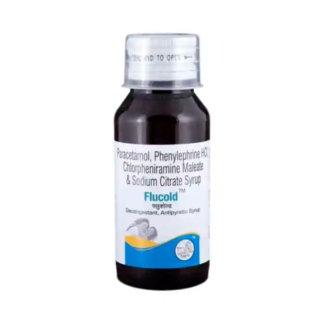 Flucold Syrup (60 ml in 1 bottle)