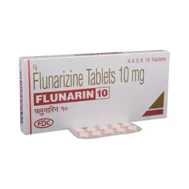 Flunarin 10 (10 tablets in 1 strip)