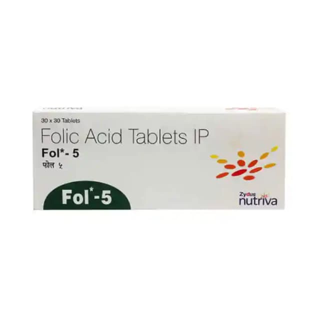 Fol 5 (30 Tablets in 1 strip)