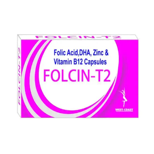Folcin T2 (1 Strip Of 10 capsules)