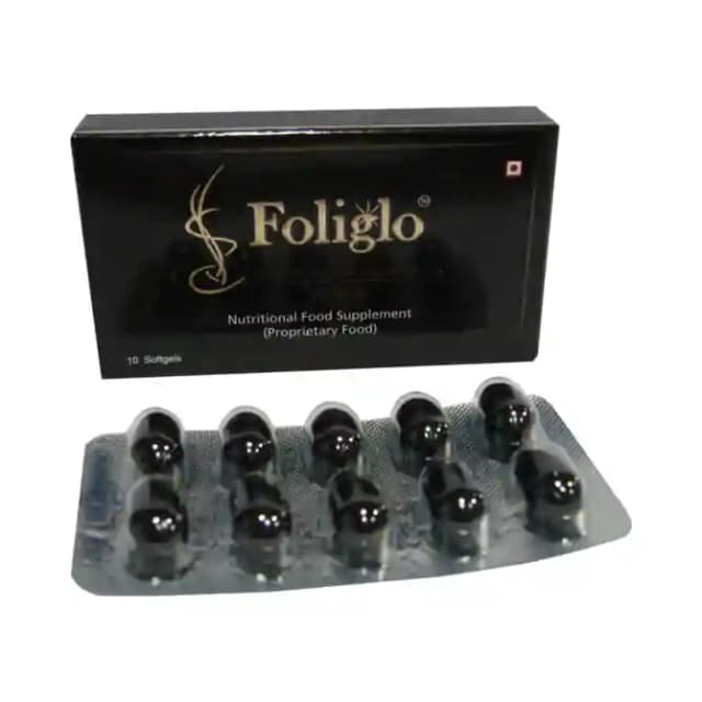 Foliglo (1 Strip Of 10 capsules)