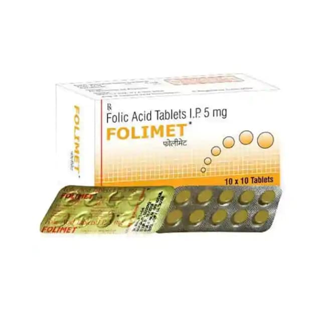 Folimet 5mg (10 tablets in 1 strip)