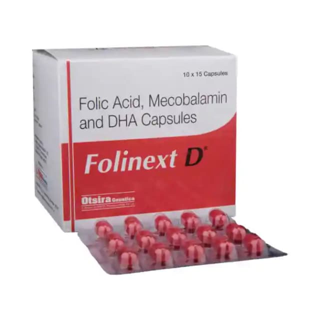 Folinext D (15 Capsules in 1 strip)
