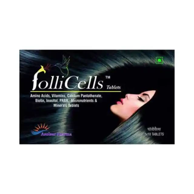 Follicells (1 Strip Of 10 tablets)