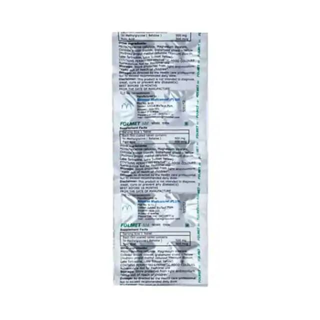 Folmet NM (1 Strip Of 10 tablets)