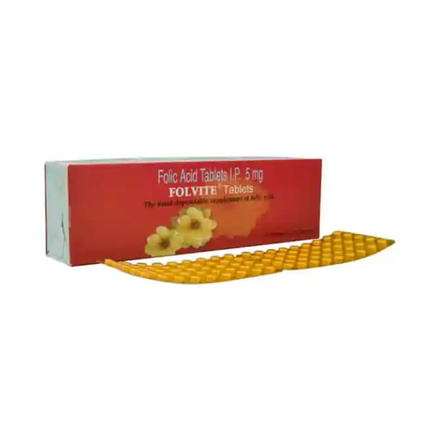 Folvite 5mg (45 tablets in 1 strip)