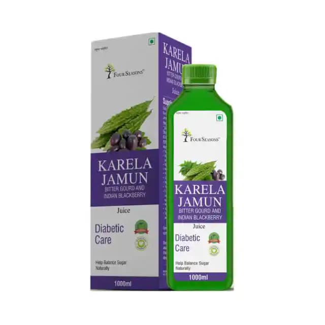Four Seasons Karela Jamun Juice (1 Bottle of 1000 ml Juice)