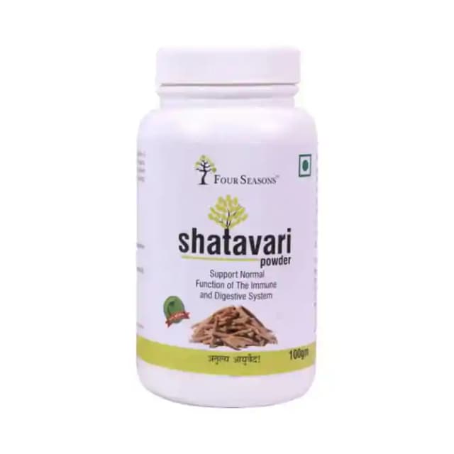 Four Seasons Shatavari Powder (1 Bottle of 100 gm Powder)