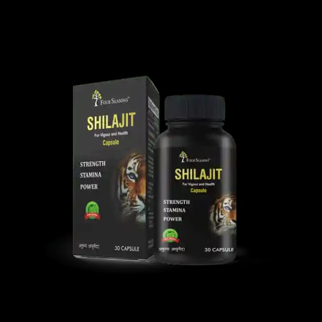 Four Seasons Shilajit (1 Bottle of 30 capsules)