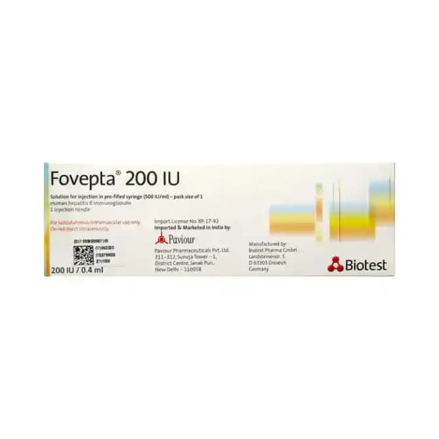 Fovepta 200IU Injection (0.4 ml in 1 prefilled syringe)