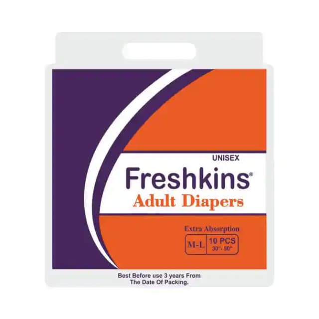 Freshkins Adult Diaper Medium (1 Packet Of 10 pieces)