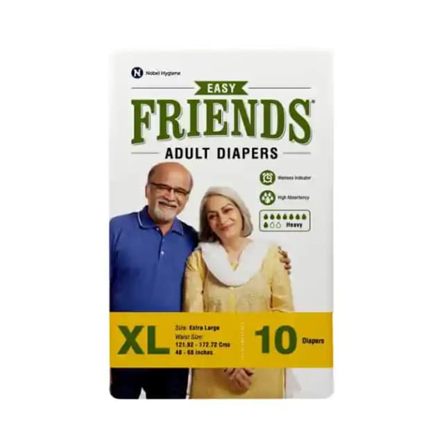 Friends Easy Adult Diaper XL (1 Packet Of 10 pieces)