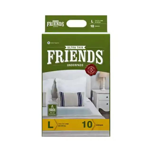 Friends Ultrathin Underpads Large (1 Packet Of 10 pads)